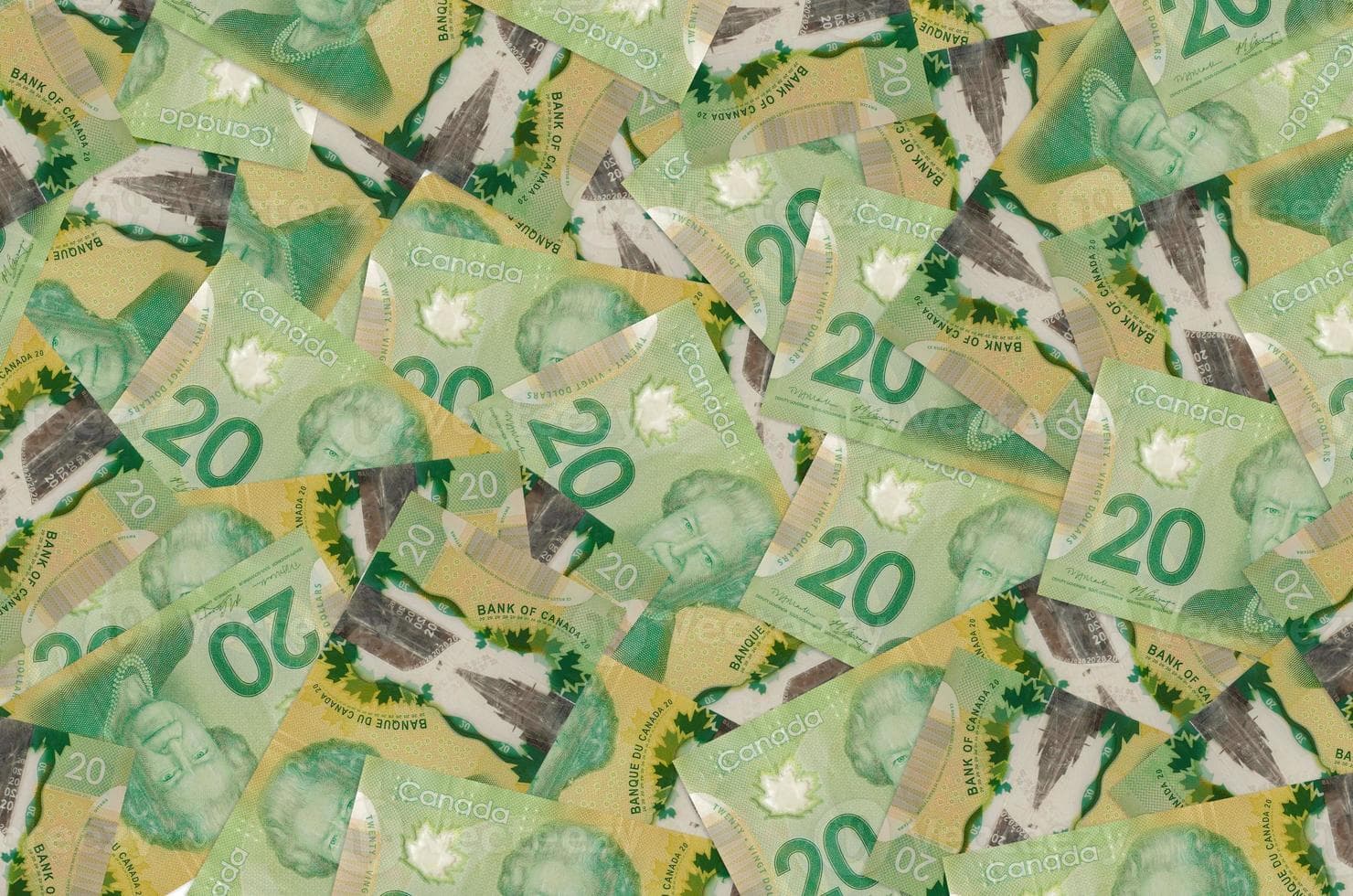 Twenty dollar bills to signify what happens when you sell house fast cash Ontario